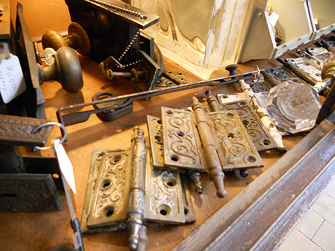 We do carry some ornate hinges, in case you need to replace one that's broken or missing.